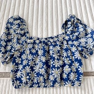 American eagle flower crop top Size M